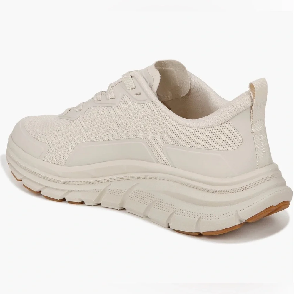 Women's Cream Vionic Walk Max Water Repellent Sneaker